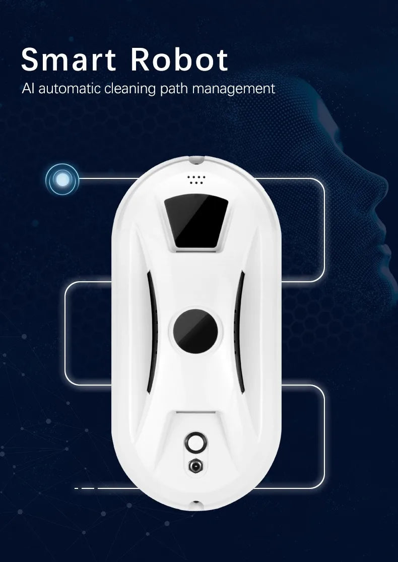 Window Cleaning Robot Window Washer Robot Home Appliance Vacuum Cleaner Window Cleaner Electric Glass With Remote Control