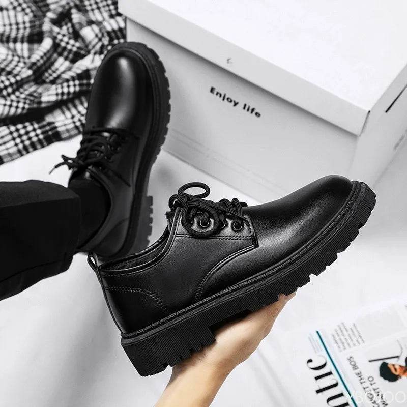 Men Business Shoes Spring Autumn New Formal Leather Shoes Casual Fashion Sports Shoes Social Elegance Trendy Flat Shoes Zapatos - AIAZ