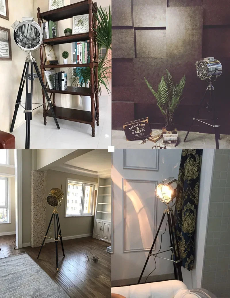 Nordic Creative Designer Stainless Steel Floor Lamp Restaurant Living Room Studio Retro Metal Led Light Home Decoration Lighting