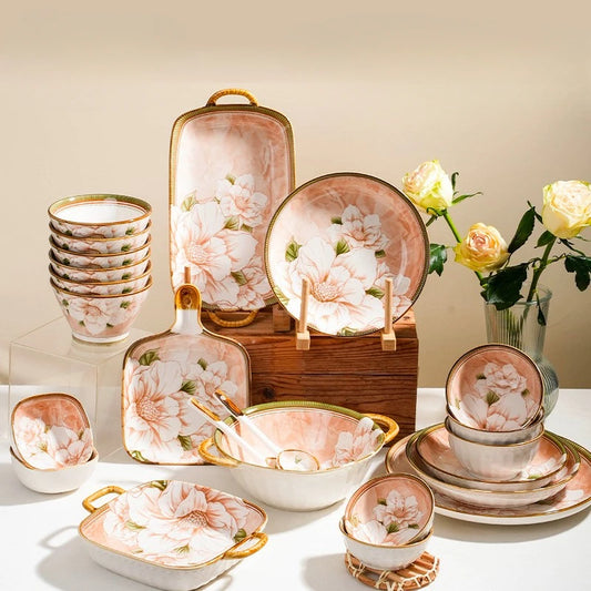 High-quality Ceramic Spoons Wholesale Combinations Household Gift Tableware Sets