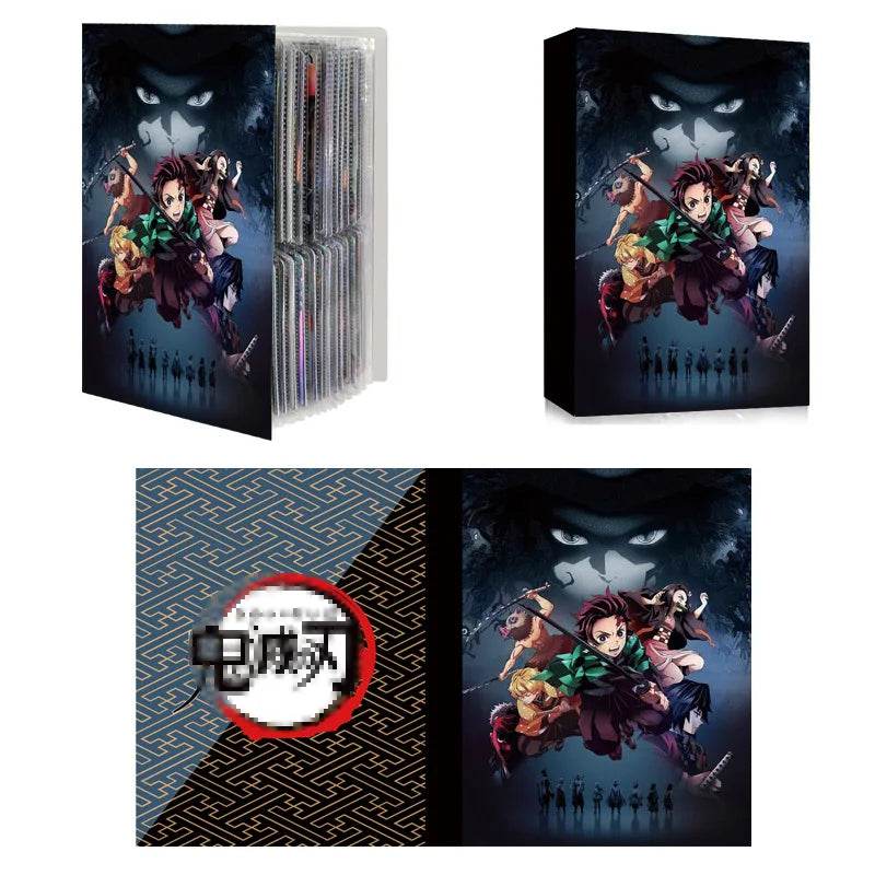 240pcs Card Album Book Naruto Dragon Ball Goku Vegeta ONE PIECE Luffy Zoro Map Letter Holder Binder Card Notebook Collection Toy - AIAZ