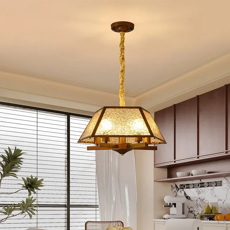TEMOU Contemporary Restaurant Pendant Lamp French Retro Bedroom Study Villa Hotel Rooms Bar Counter Cafe  Aisle Light