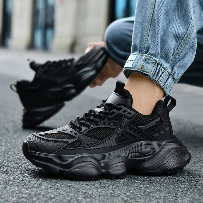 Men's Shoes Cool Platform Running Sneakers Men Fashion Good Large Size 48 Street Athletic Walking Sneakers For Men High Quality - AIAZ
