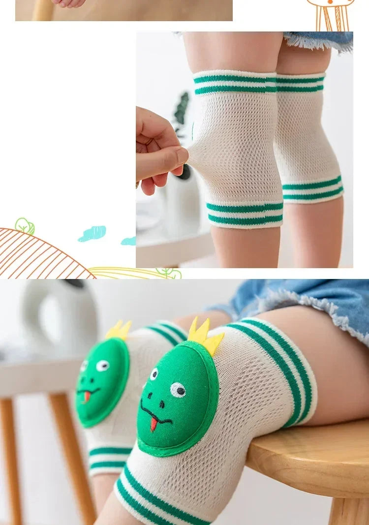 Summer Children Knee Pads Baby Crawling Learning To Walk Anti Leg Pads Baby Knee Pads Elbow Pads