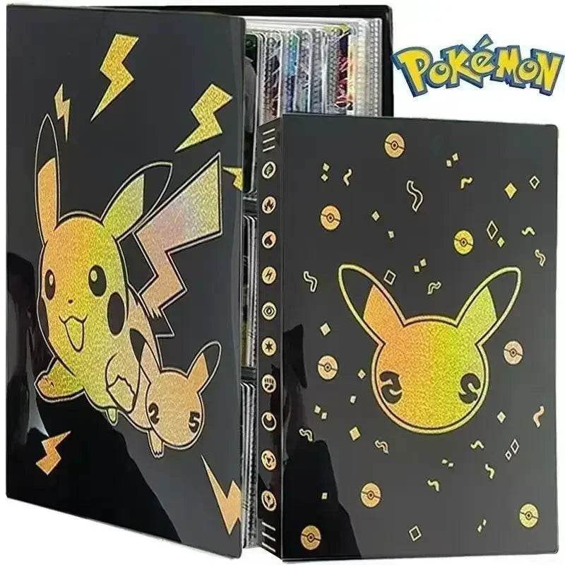 2025 New 9-Pocket Page 432Pcs Holder Album Toys Collections Pokemones Cards Album Book Top Loaded List Toys Gift for Children - AIAZ