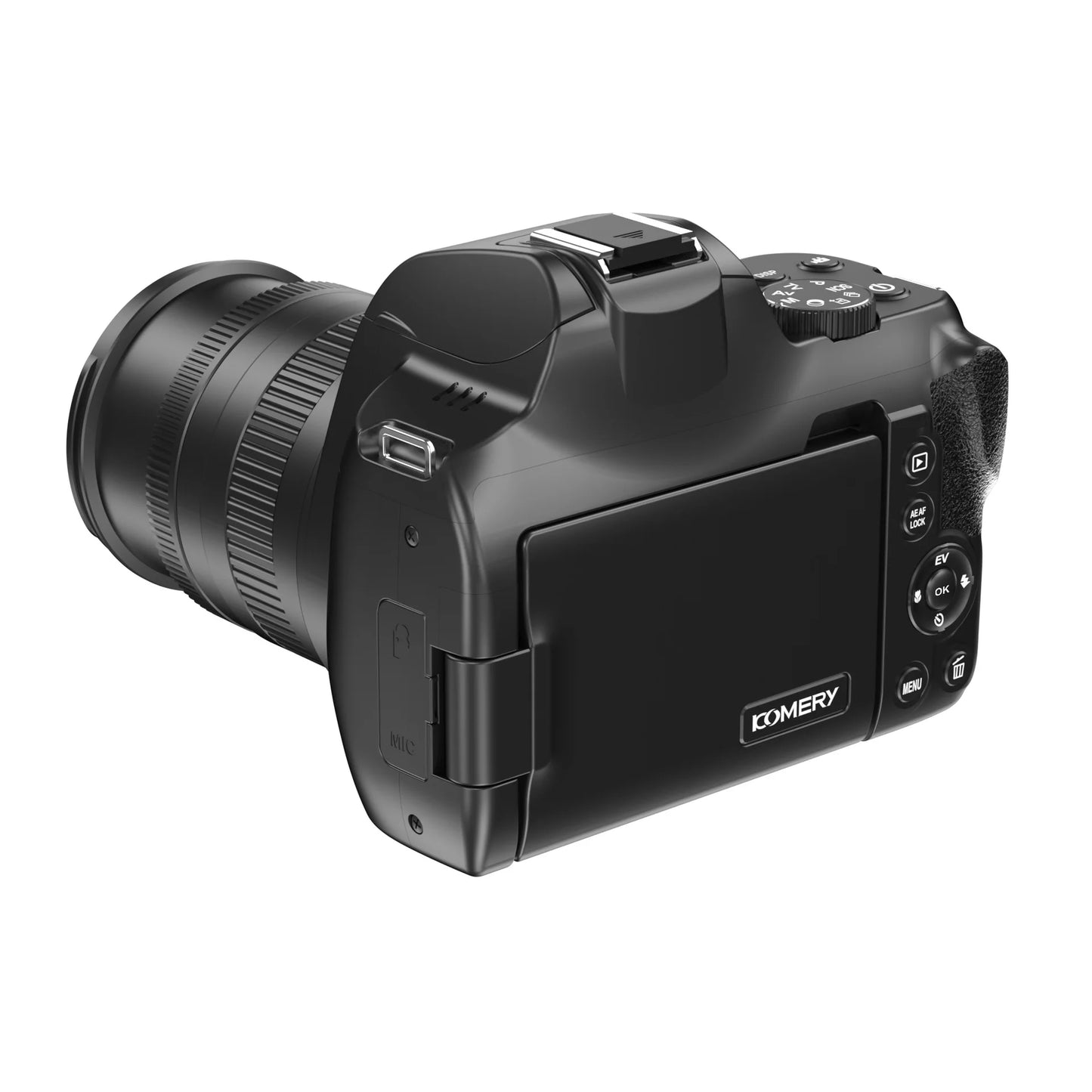 72Mp Hd Digital Camera with Anti-Shake, 10X Optical Zoom, Mirrorless Travel Photography