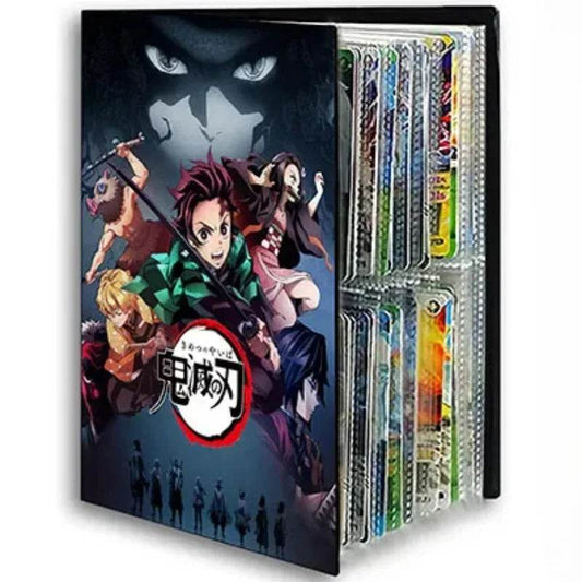Demon Slayer Kamado Tanjirou 240pcs Card Album Book Game Card Holder Binder VMAX Game Card Collection Kids Toys Gift - AIAZ
