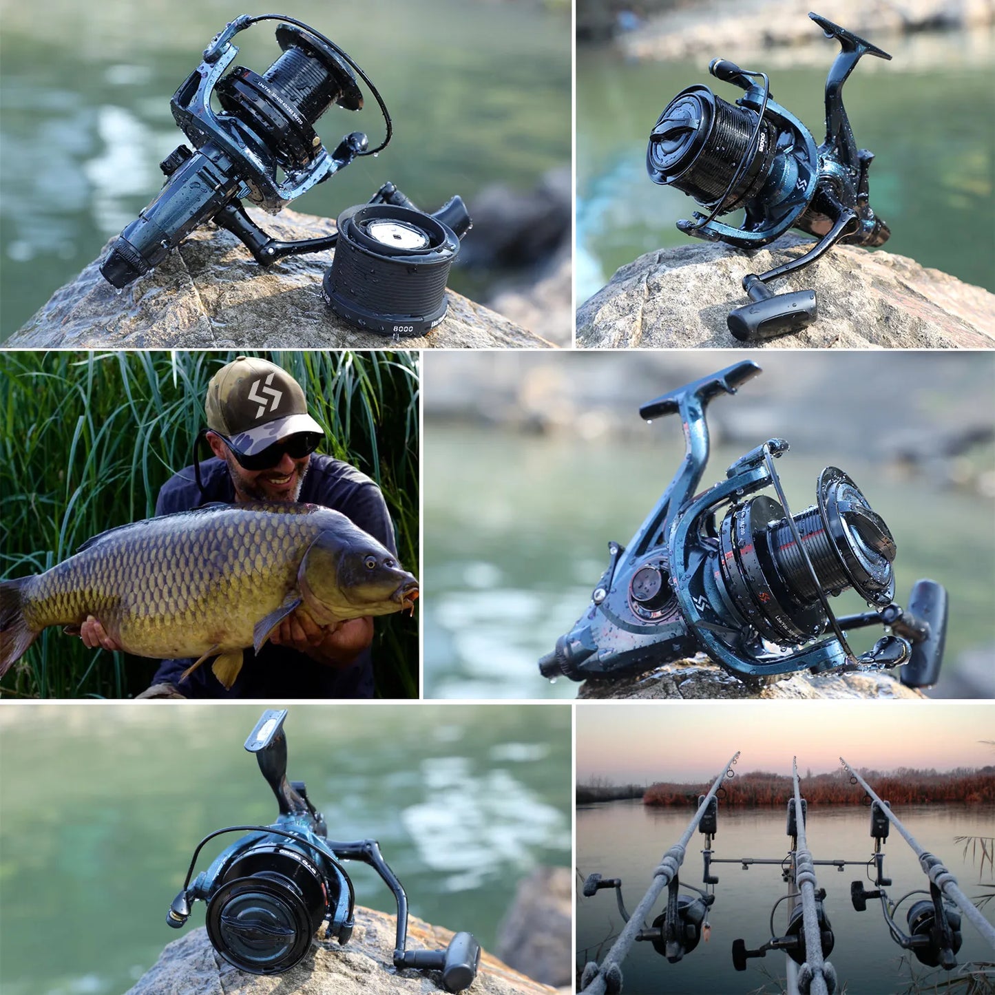 Sougayilang Fishing Reel 13+1BB 4.6:1 Gear Ratio Jigging Reel Max Drag 25KG Anti-corrosion Spinning Reel for Saltwater Pesca