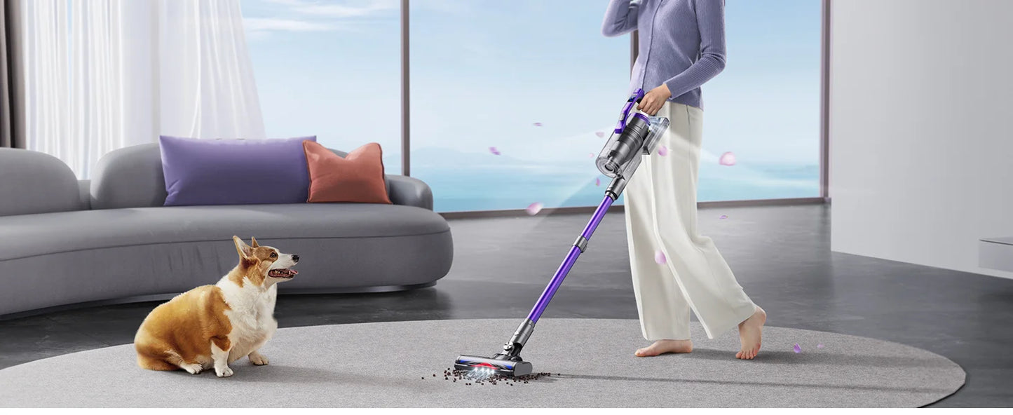 Honiture S14 Cordless Vacuum Cleaner 450W 38000PA Handheld Removable Battery Wireless smart Home Appliance 50 mins