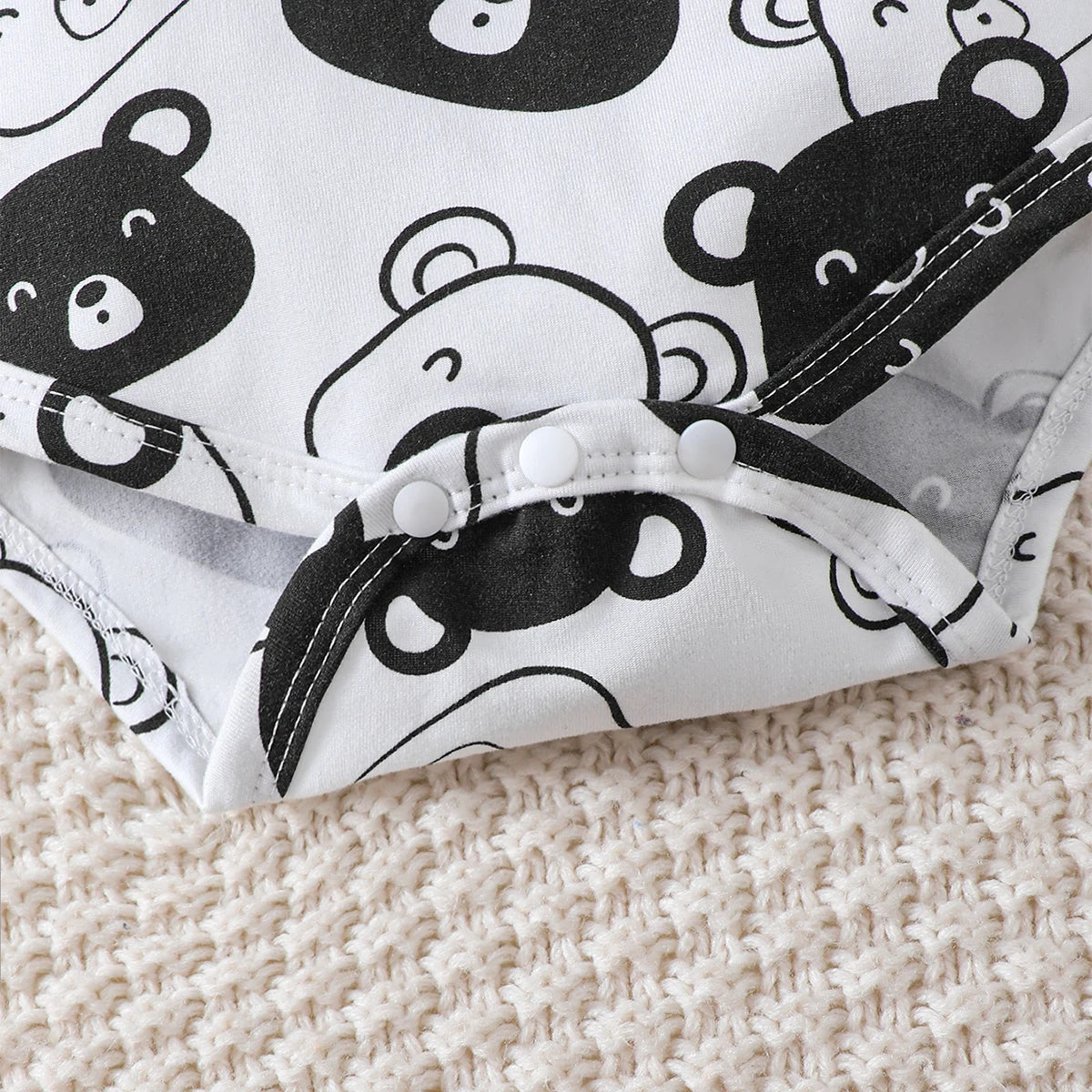 0-9 Months Baby Boy Set Little Bear Long Sleeve Bodysuit+Pants+Hat+Socks 4pcs/Set Baby Spring Autumn clothing Newborn set