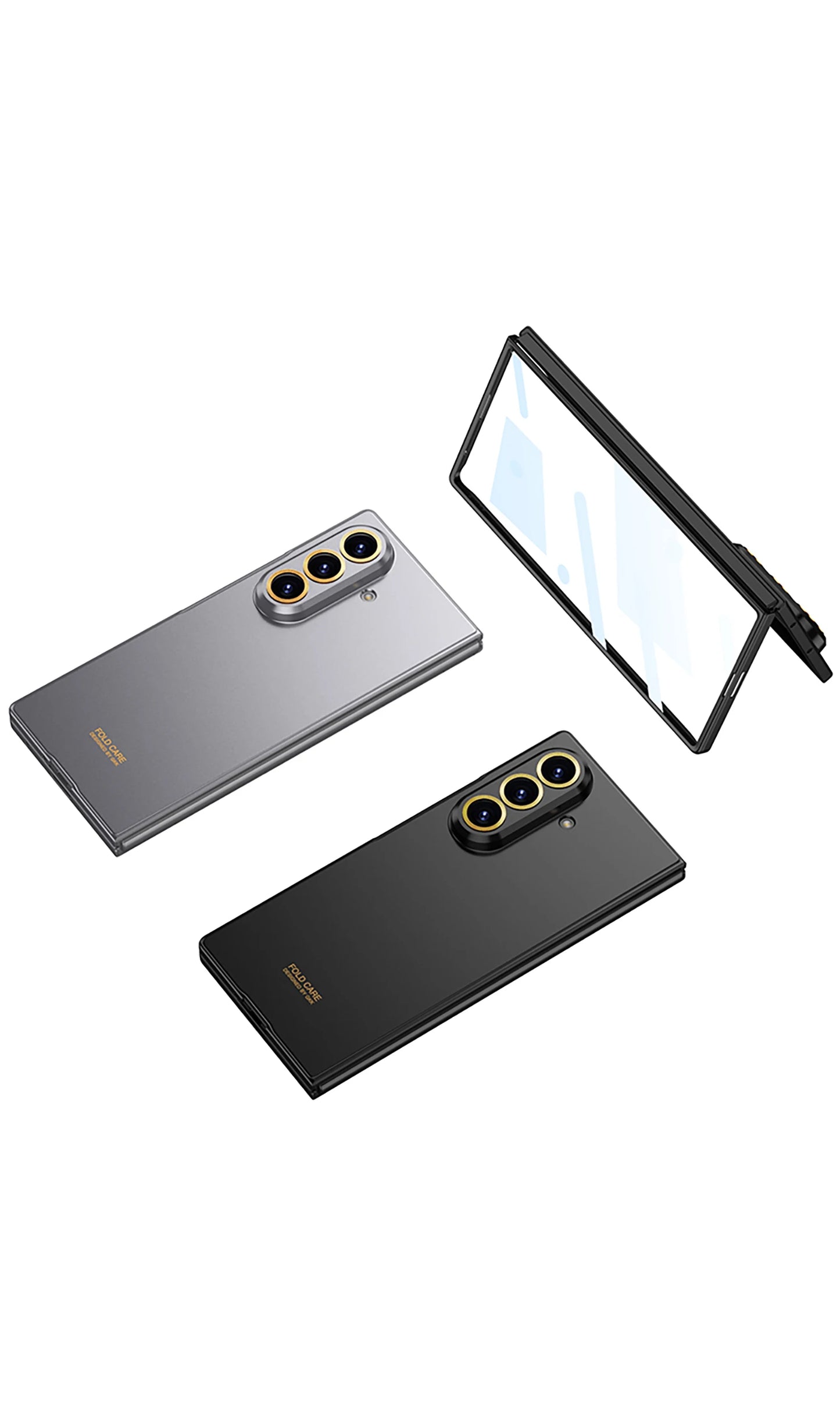 Luxury Fashionable Ultra-thin Phone Case For Samsung Galaxy Z Fold 7 5G With Screen Glass Protect Film Matte Protector Cover