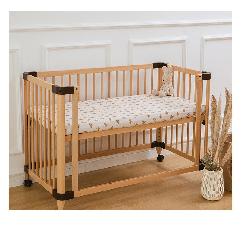 Baby Bedding Sets Crib Sheets 140*70Cm Infant Mattress Protector Baby Sheet Fitted 100% Cotton Soft Winter Warm Cot Cover