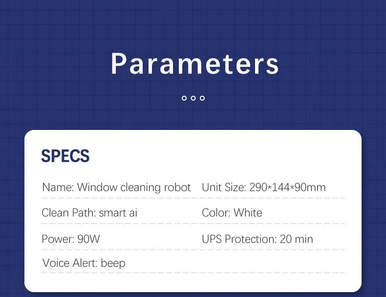 Window Cleaning Robot Window Washer Robot Home Appliance Vacuum Cleaner Window Cleaner Electric Glass With Remote Control