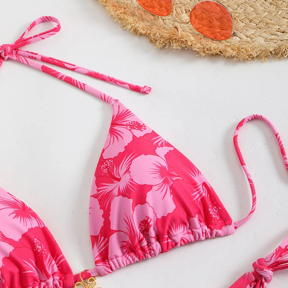 Sexy Micro Bikini Women's Swimsuit 2025 Trend Female Swimwear Two-piece Thong Bikinis Sets Beach Wear Swimming for Bathing Suit