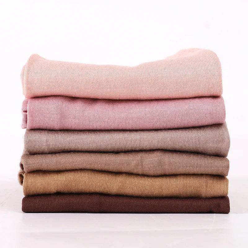 Fashion Muslim Hijab Caps Solid Underscarf Women Veil Modal Cotton Hijab Muslim Scarf Turbans Head Women's Hijabs Hat Islamic - AIAZ