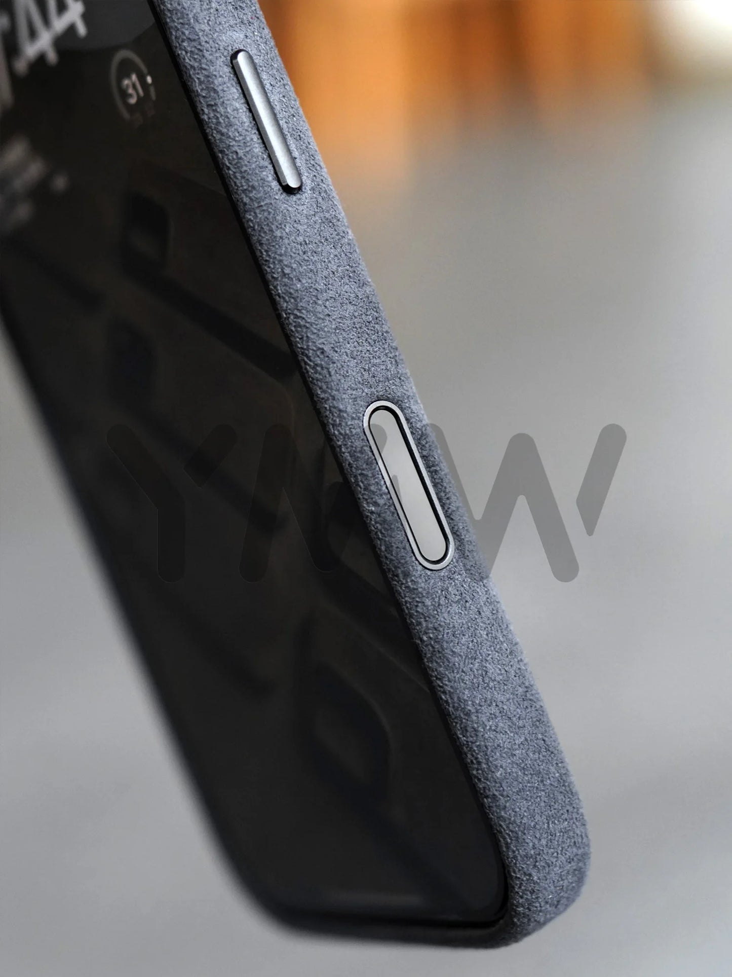 Magnetic ALCANTARA Case for iPhone 17 16 Pro Max 15 14 Luxury Suede Leather Supercar Phone Cases Camera Button Cover