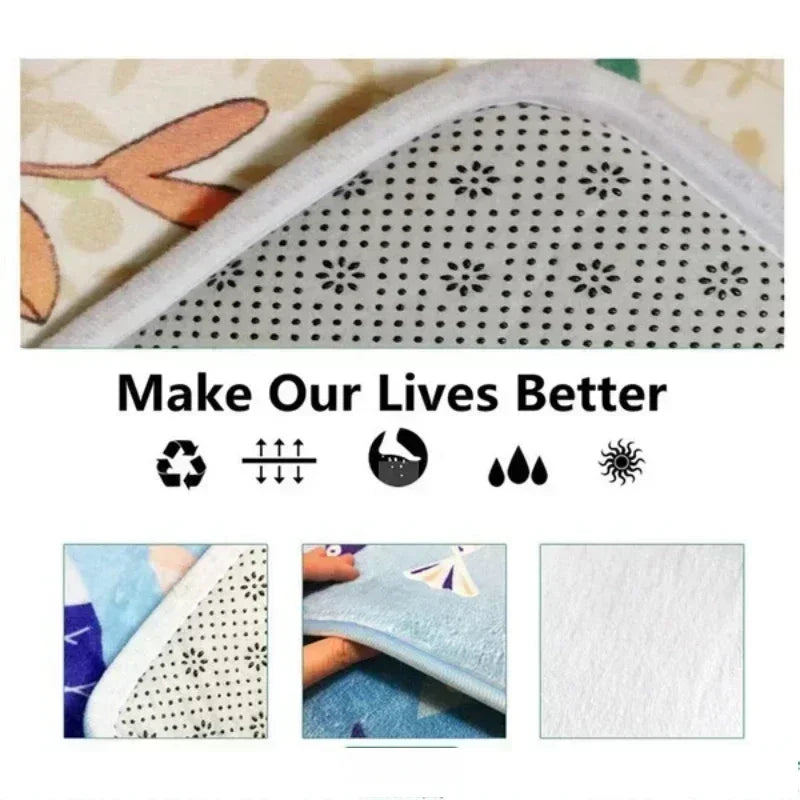 Nordic Moroccan Carpet Bedroom Living Room Dirt Resistant Carpet Bohemian National Style Home Decor Washroom Floor Mat