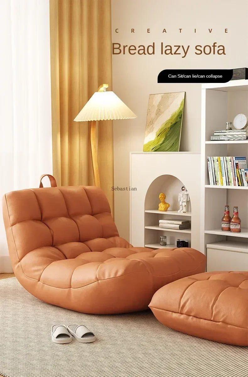 Solo Sofa Lazy Couch Tatami Living Room Bedroom Lovely Leisure Single Chair  Balcony Rocking Chair  Sofa Bed Reading Chair