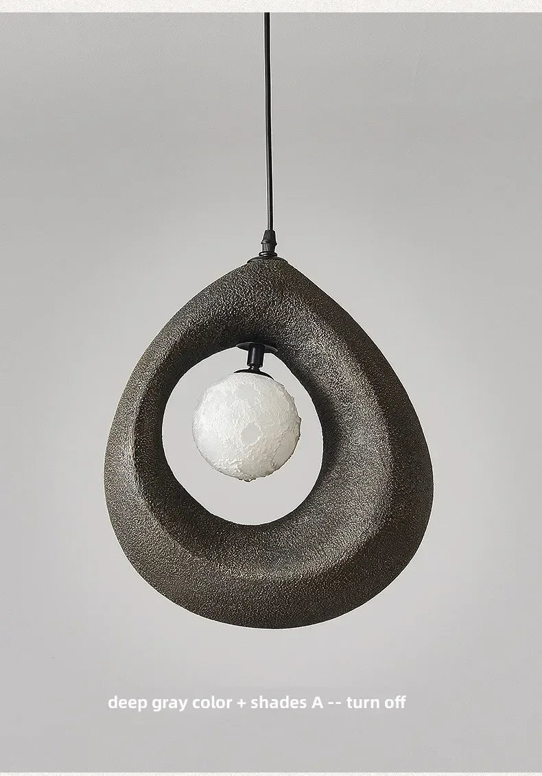 Japanese Wabi Sabi Pendant Light Nordic Dining Room Ceiling Chandelier Home Decor Bar Table Kitchen Island Creative Hanging Lamp
