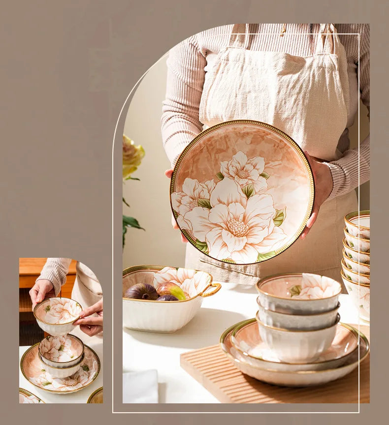 High-quality Ceramic Spoons Wholesale Combinations Household Gift Tableware Sets