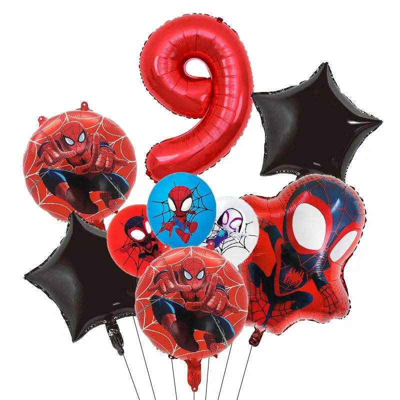 Spidey And His Amazing Friends Birthday Decoration Party Supplies Paper Cups Plates Napkins Tableware Tablecloth Kids Balloons - AIAZ