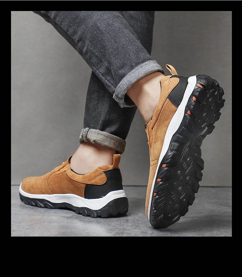 Men Shoes Comfortable Casual Shoes for Men Walking Sneakers Slip On Loafers Men Lightweight Moccasin Male Footwear - AIAZ