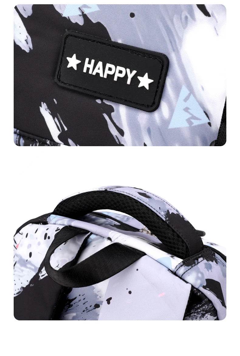 Middle School Student Backpack Children Set School Bags for Girls Kids Schoolbags Waterproof Book Bag With Lunch Bag Pencil case - AIAZ