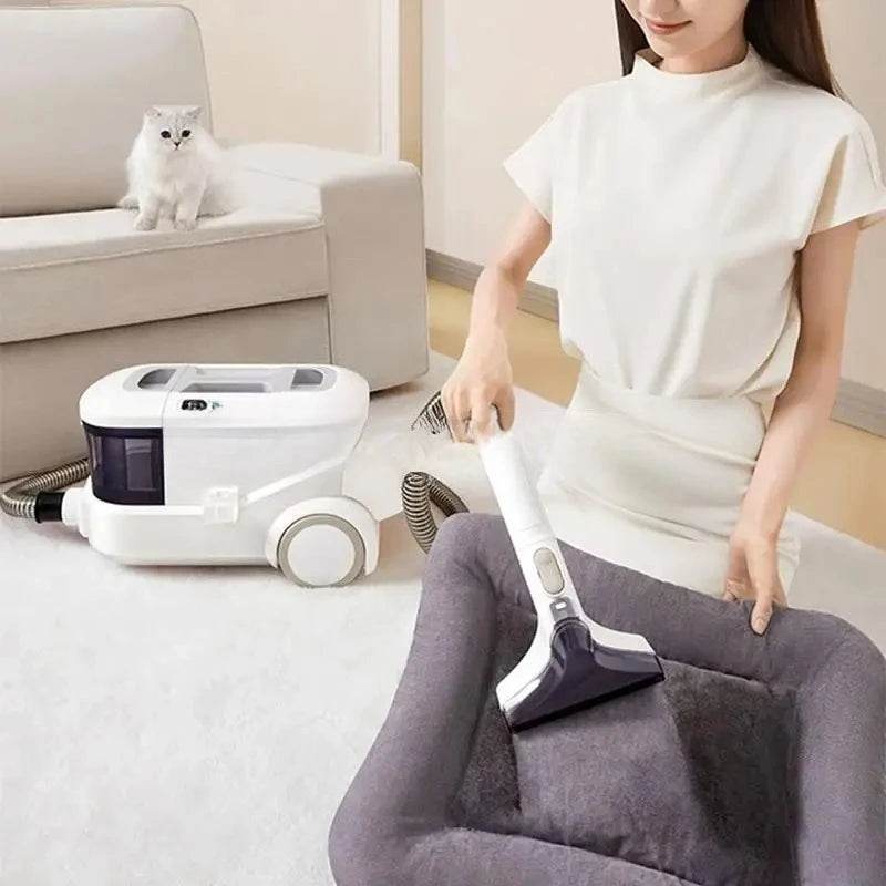 Multi-Functional Fabric Sofa Carpet Clean Machine Spray Suction Integrated Carpet Mattress Cleaning Artifact Home Car Cleaner - AIAZ