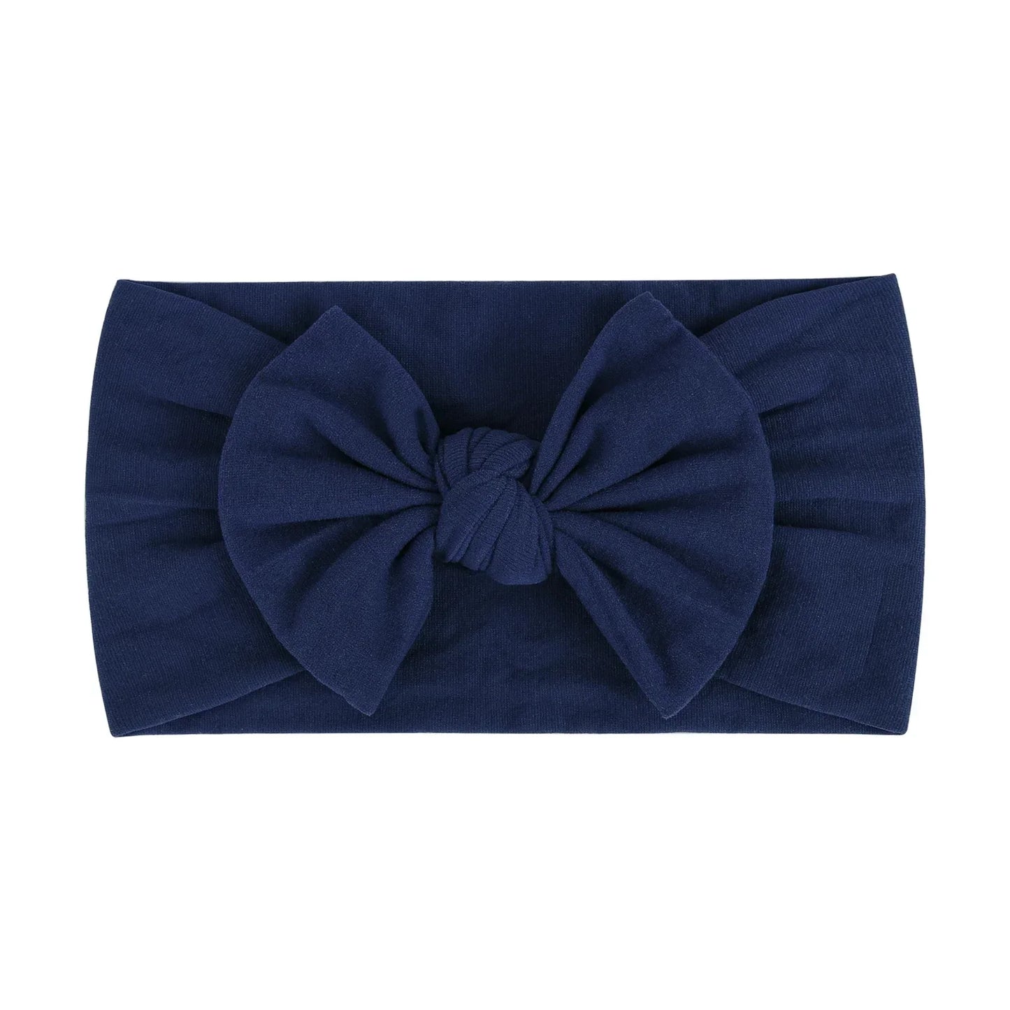 1Pc Baby Nylon Headscarf Astique Suitable Newborn Girl Flower Handmade Headband Elastic Hairband Turban Toddler Hair Accessories