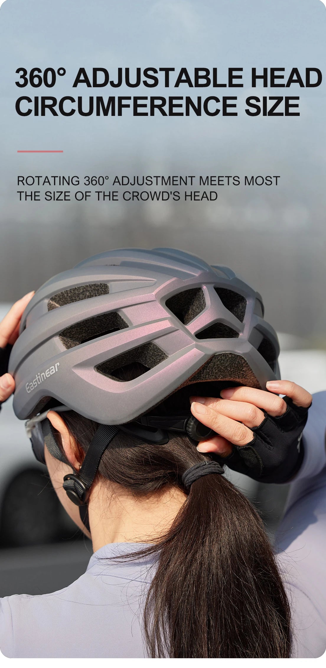 Eastinear 2025 Professional Bicycle Helmet Ultra Light Breathable Adult Men and Women Outdoor Highway Mountain Cycling Helmet