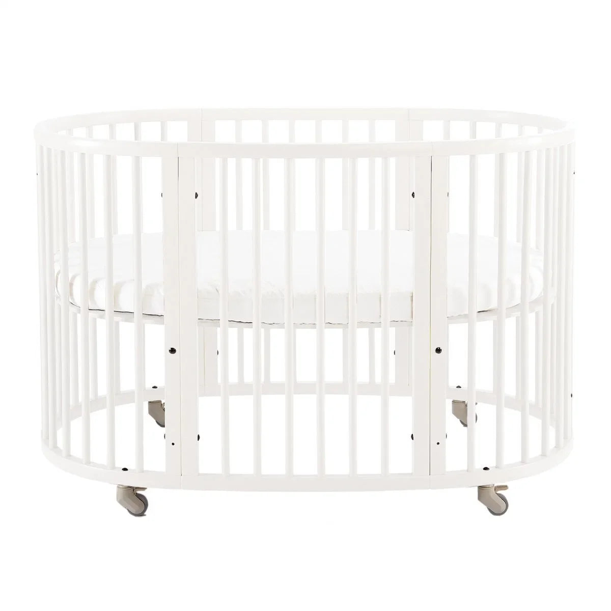 Portable Designs Wheels Mobile Circle Crib Convertible Cribs Sleeping Wood Oval Crib Cot Bed Baby Beds For New Born