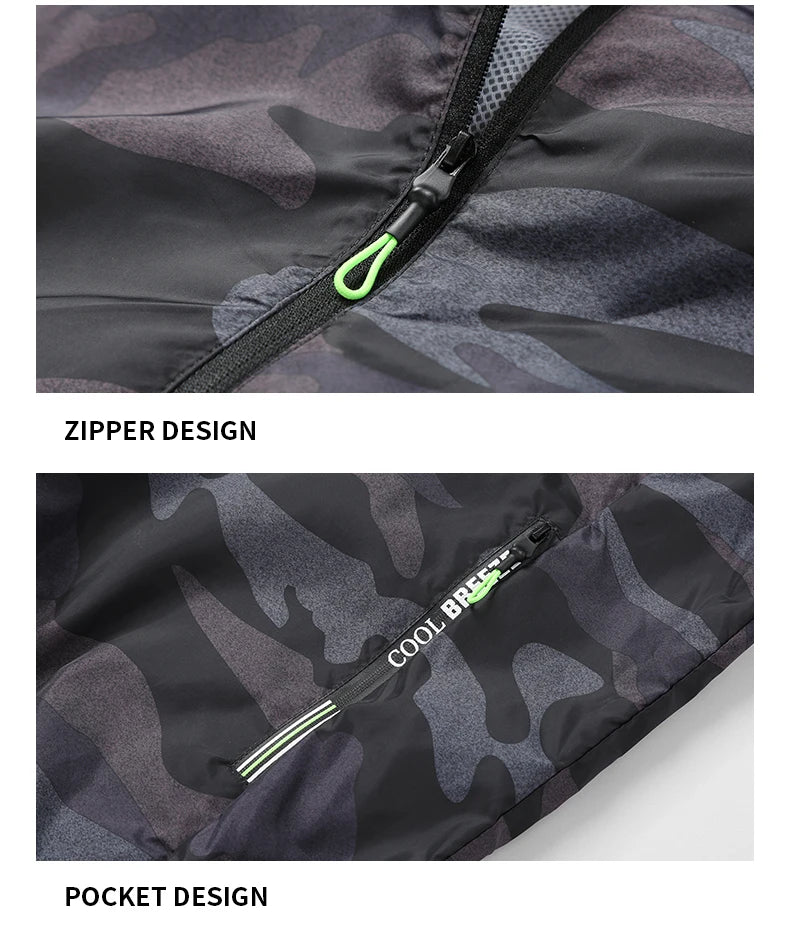 Cooling Fan Vest Hiking Air-conditioned Clothes Men Women Cooling Vest Work Sport Outdoor Camping Fishing Summer Cool Jacket