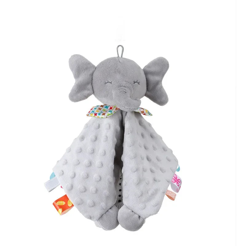 Personalized Name Baby Knitted Blanket Set Infant Cotton Blanket with Soft Comforter Toy&Percifer Baby Shower Gifts Bith Gift