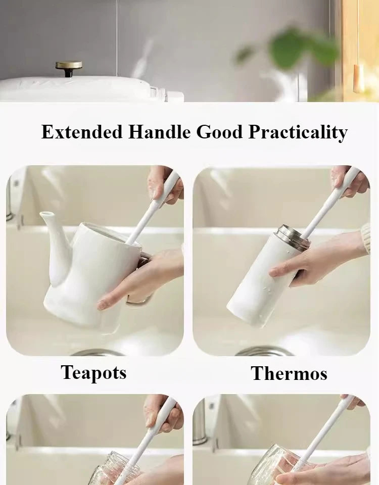 1PC Cup Brush Cleaning Long Handle Small Brush Mug Breaker Special Cleaning Crevice Glass Cup Bottle Brush Cleaning Tools