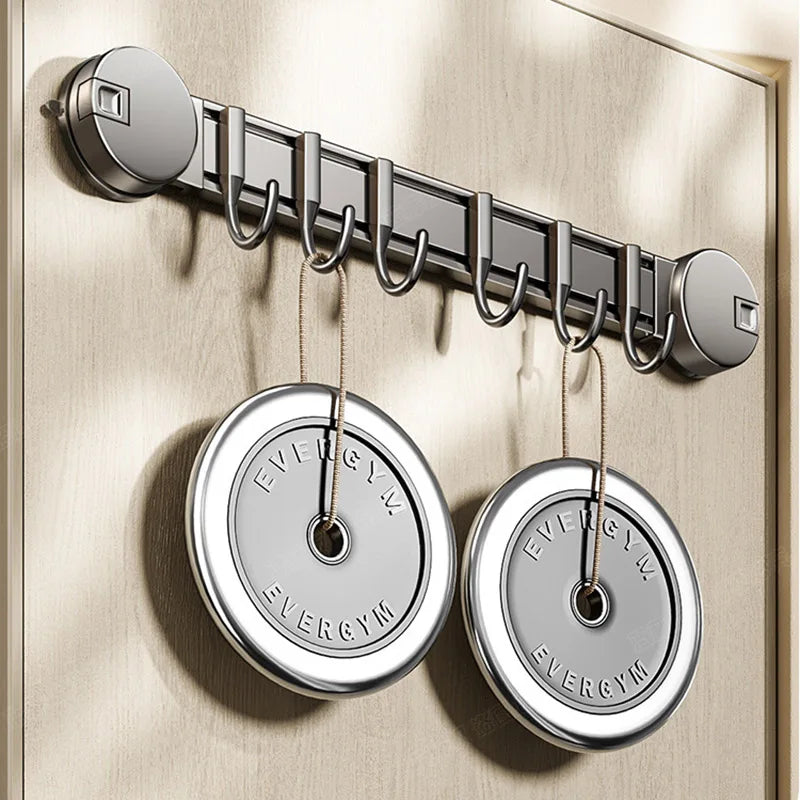 Suction Cup Hook Strong Load-bearing Adhesive Rack Hook Wall-mounted Punch-free Bathroom Door Clothes Hanging Artifact