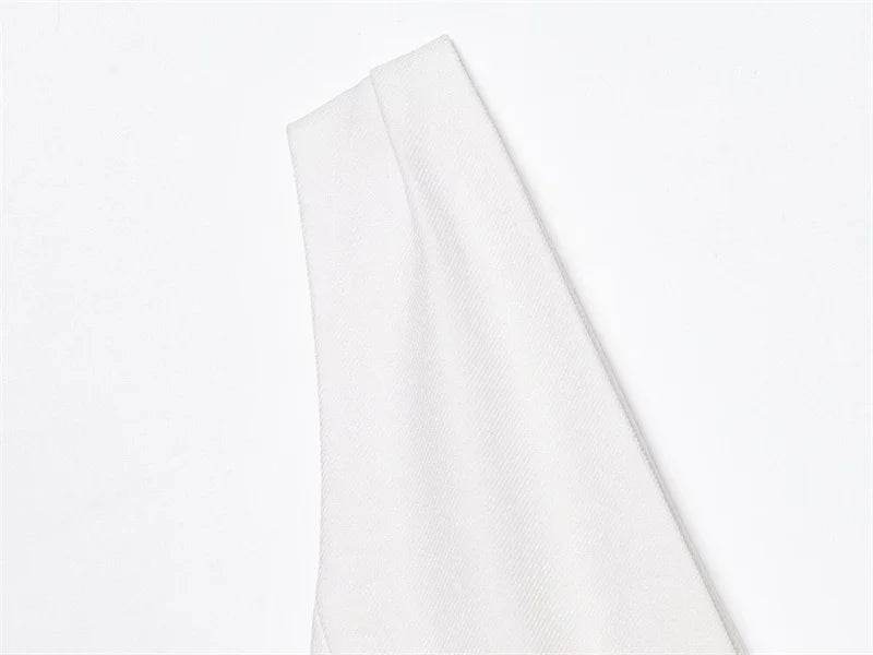 Women's Vest New Summer 2025 Solid Color Sleeveless Blend Vest Sexy V-neck Design Casual and Versatile Personality Fashion - AIAZ