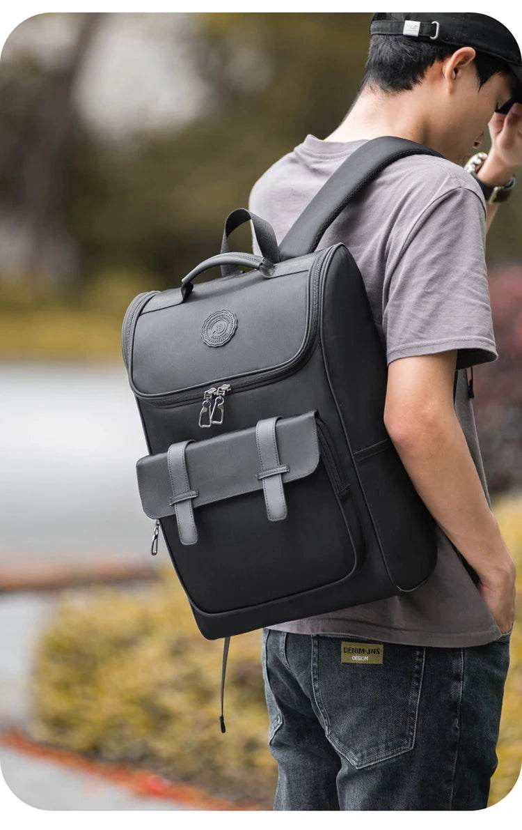 Backpack for boys, fashion trends for junior high school students, school bags for female college students, high school casual l - AIAZ