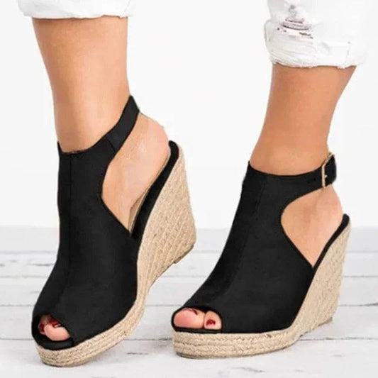 Platform Sandals Woman Wedges Summer Women's Shoes 2024 Dress Slides Gladiator Mules Espadrilles Elegant Luxury Fashion Medical - AIAZ