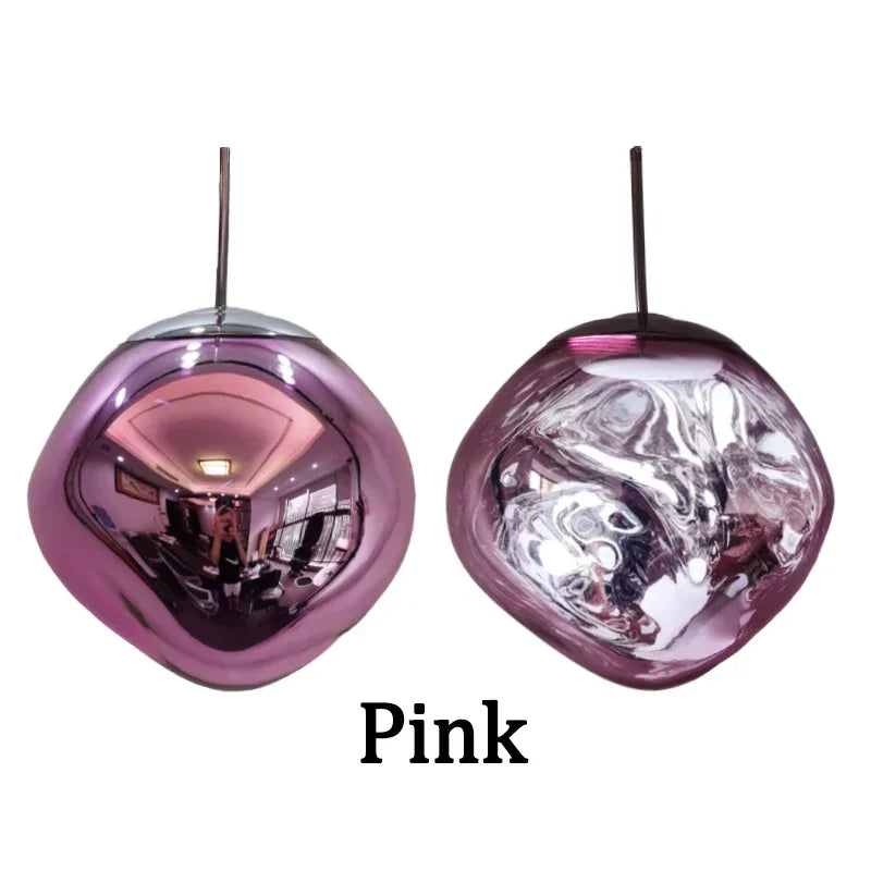 Postmodern lava chandelier creative clothing store bar desk lamp villa duplex living room dining room staircase chandelier