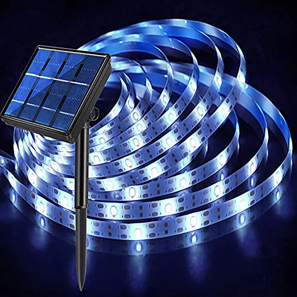 Outdoor Solar LED Strip Light Strip With IP65 Waterproof 5M Light Strip Suitable for Outdoor Courtyard Decoration LED Lights