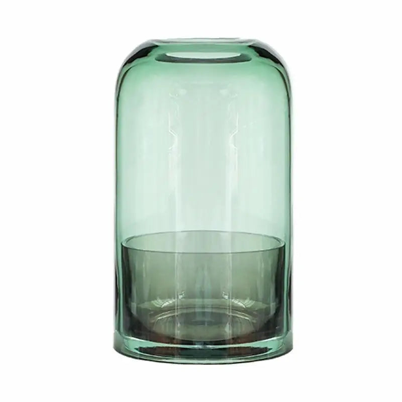 Nordic Sle Simple Design Glass Candlesti Transparent Glass Vase Artistic Flower Arrangement Home Decorations Center Piece