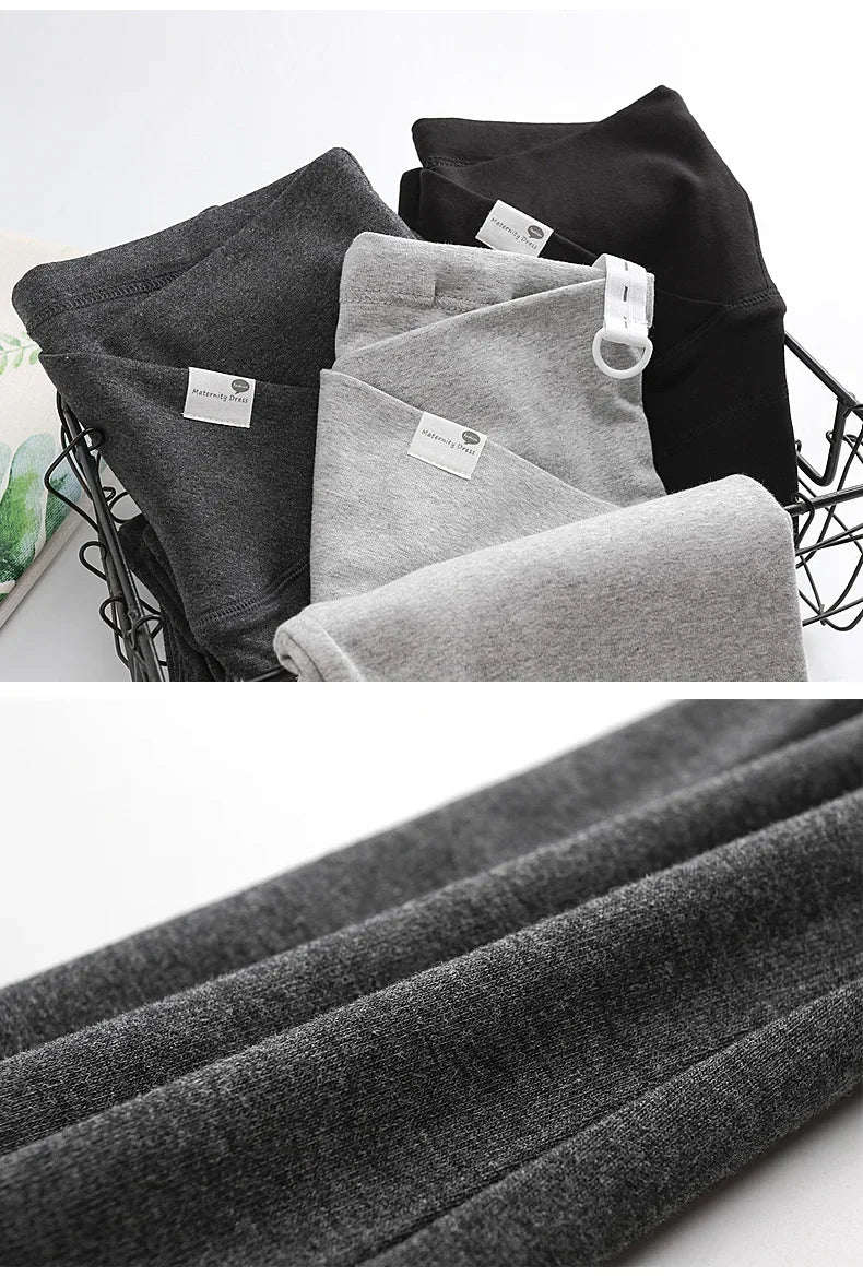 Low Waist Belly Cotton Maternity Legging Spring Casual Skinny Pants Clothes for Pregnant Women Autumn Pregnancy