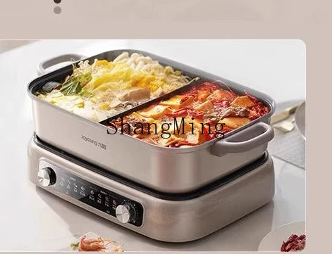 ZYY household multi-functional sub-control split pan frying electric cooking pan mandarin duck pan