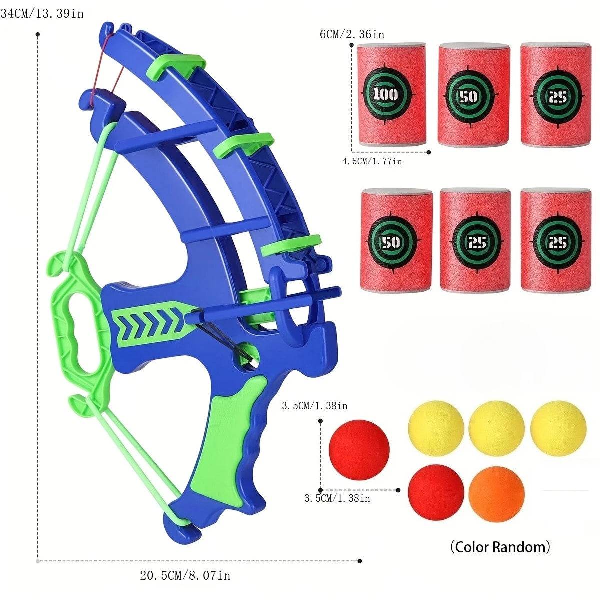 1 set of toys suitable for indoor and outdoor activities, including sports, jumping, cartoon dart board, throwing sticky balls - AIAZ