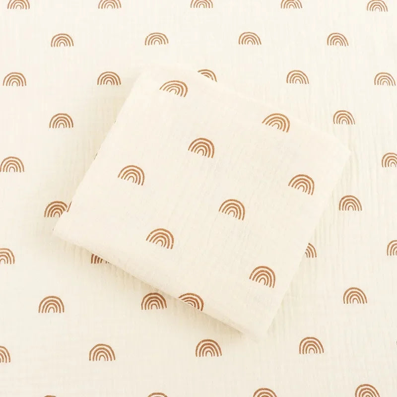 130*70cm Crib Fitted Sheets Soft Baby Bed Mattress Covers Print Newborn Toddler Bedding Set Kids Mini Cot Cotton 2024 Sheets