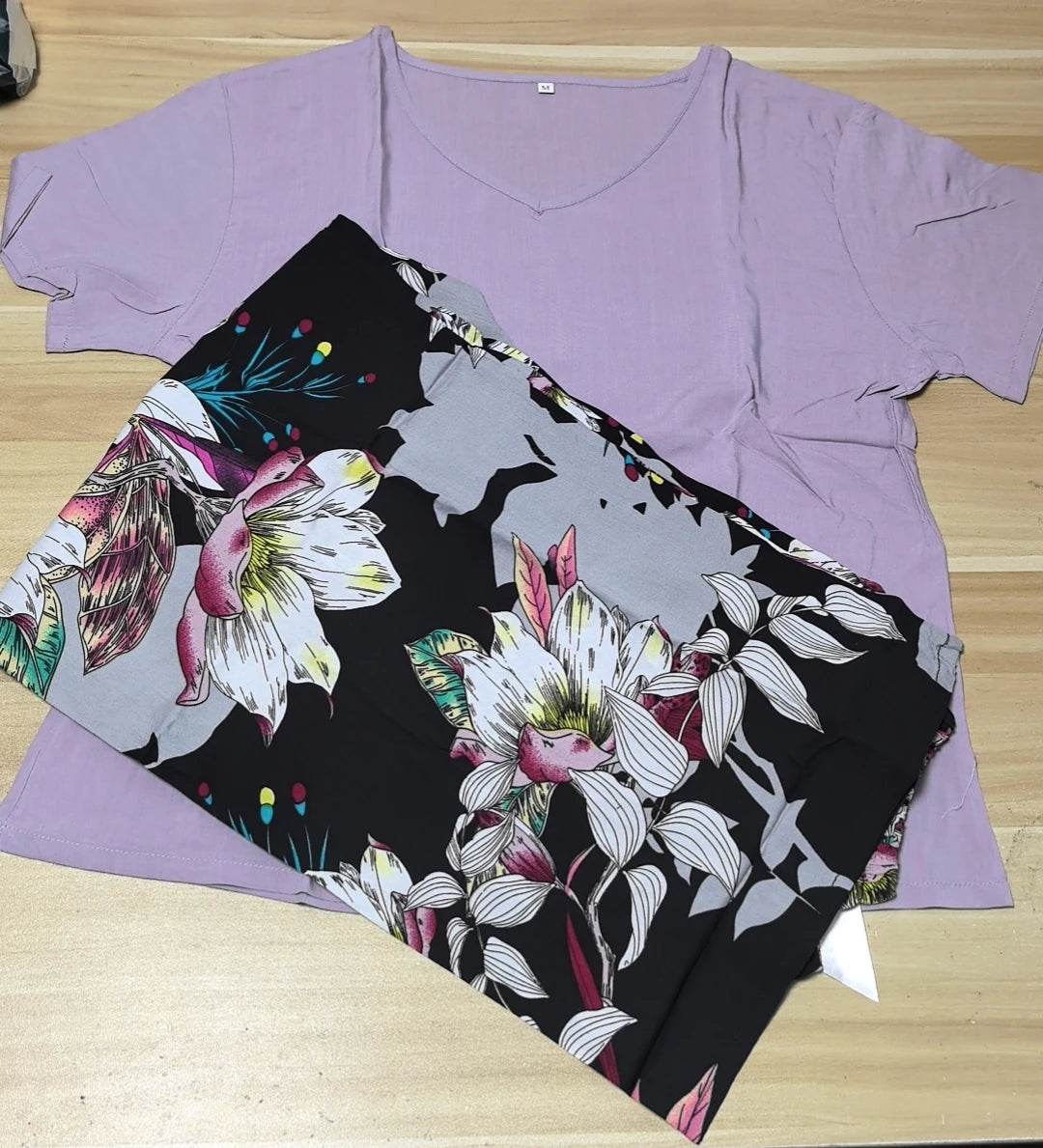 Breathable 2PCS Pajama Short Sleeve Printed Pijama Mujer Femme Loose Nightwear Suit Female Casual Homewear Pajama Set For Women - AIAZ