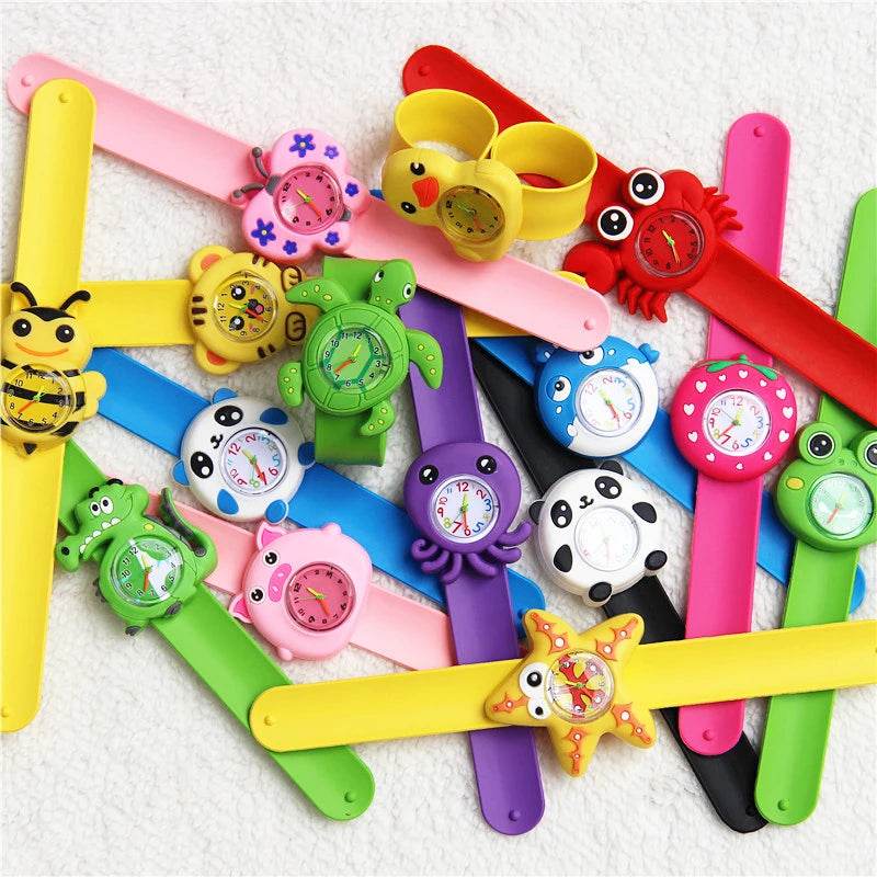 Baby Birthday Gift Children Toys Watches Cartoon Animal Dial Bracelet Kids Watches for Boy Girl 2-15 Years Old Child Clock - AIAZ