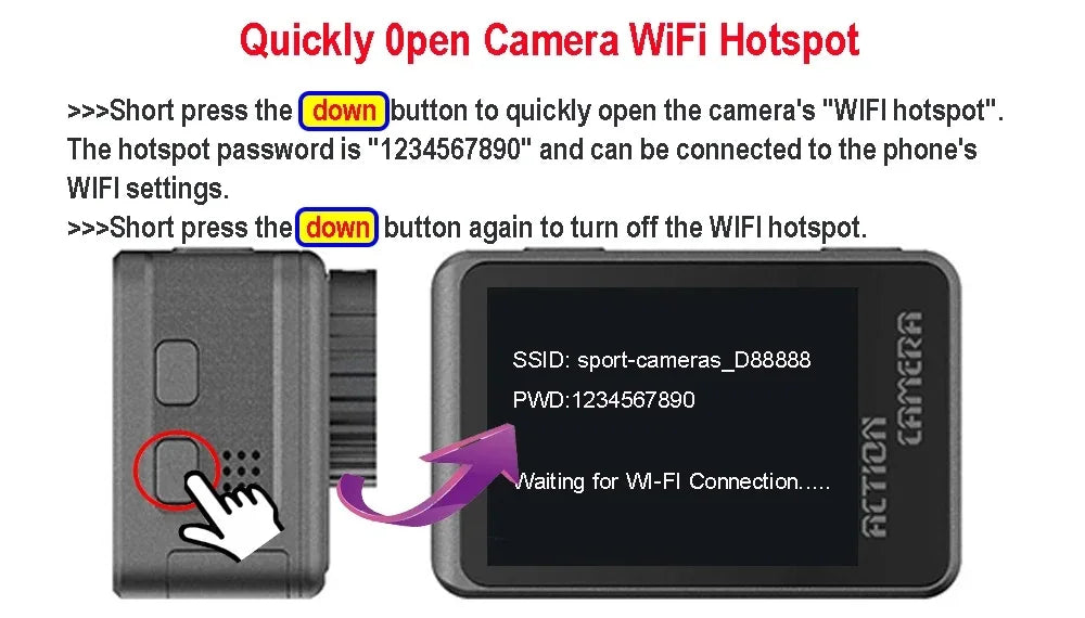 2" IPS Dual Screen Action Camera 5K 30FPS  4K 60FPS 48MP EIS Video With Optional Filter Lens 1080P Webcam Vlog WiFi Sports Cam