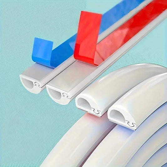 1PC 39.37in/78.74in/118.11in Cable Hider Free Cutting Easy Installation Cable Tidy Hide Wall Floor Wires