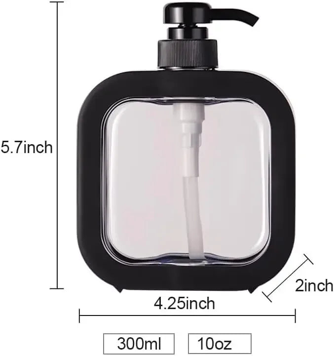 1 PC 300ml/500ml Bathroom Soap Dispenser Refillable Lotion Shampoo Shower Gel Holder Portable Travel Dispenser Empty Bath Pump